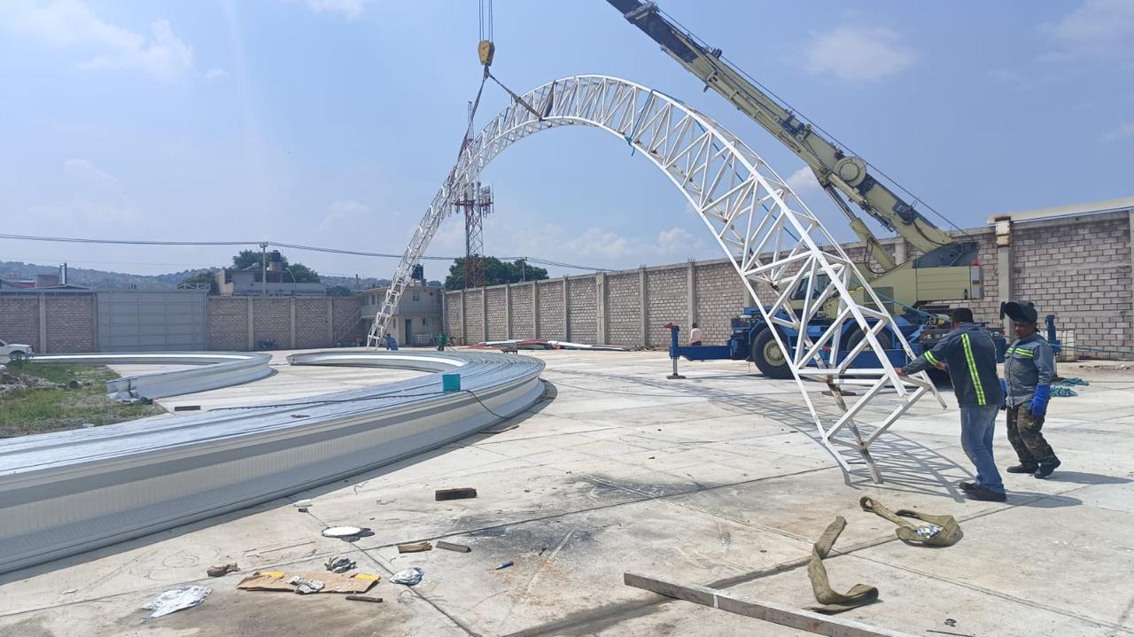 Montaje estructural del proyecto Chimalhuacán